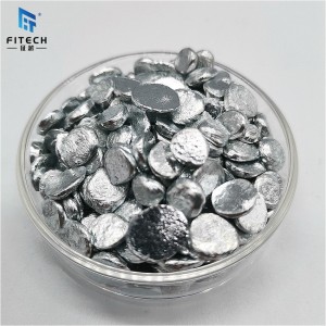 Factory Price Pure 99.995% Zinc Silvery White Granule