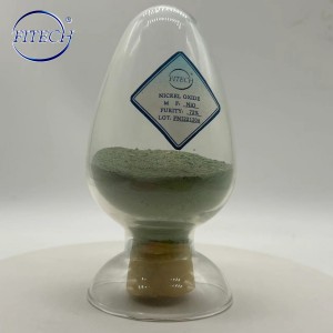 CAS 1313-99-1 99.9% Purity Nickel (II) Oxide for Ceramic Colorants Nickel Monoxide