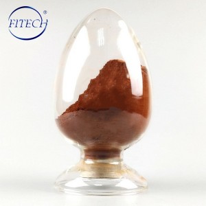 99.9% Nano 20-50nm Ferric Oxide Fe2O3 Powder Pigment