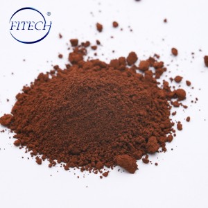 99.9% Nano 20-50nm Ferric Oxide Fe2O3 Powder Pigment